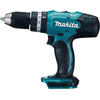 Bild von Makita DHP453Z, Handbohrmaschine, Ohne Schlüssel, Schwarz, Grün, Silber, 1,3 cm, 3,6 cm, 1,3 cm