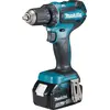 Bild von Makita DDF485RTJ Akku-Bohrschrauber 18Volt (blau/schwarz, 2x Li-Ionen-Akku