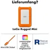 Bild von LaCie Rugged Mini, 1 TB, 3.2 Gen 1 (3.1 Gen 1), Orange