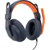 Bild von Logitech Zone Learn, Kabelgebunden, Ausbildung, 192 g, Kopfhörer, Blau, Orange