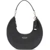 Bild von Guess Mirema gewebte Hobo-Tasche in Schwarz für Damen   31 x 29 x 7 cm / Schwarz