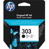 Bild von HP 303 Schwarz Original Druckerpatrone, Standard, Schwarz, Tinte auf Pigmentbasis, 1 Stück(e), 200 Seiten, Einzelpackung