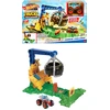 Bild von MATTEL Hot Wheels MT Arena Smashers HTP18 - Rhinomite-Angriffs-Challenge Spielset mit 1 Spielzeugtruck und 2 Autos