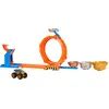 Bild von Hot Wheels Monster Trucks Loop & Flip Trophy Challenge-Spielset und Die-Cast-Bigfoot Spielzeugtruck, Monstertruck- & Schienen-Set, 4 Jahr(e), Kunststoff, Metall, Mehrfarbig