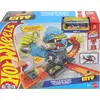 Bild von Hot Wheels City -Spielset  Gigantischer Gorilla-Angriff  und Spielzeugauto, mehrere Spielmöglichkeiten, Track-Schnellstecksystem, Fahrzeug- & Schienen-Set, 4 Jahr(e), Kunststoff, Mehrfarbig