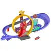 Bild von Disney Pixar Cars Rennen zur Feier von Lightning McQueen, Rennstrecke-Spielset zum Feiern mit Spielzeugauto, Fahrzeug- & Schienen-Set, 4 Jahr(e), LR44, Kunststoff, Metall, Mehrfarbig