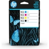 Bild von HP 953 4er-Pack Original-Druckerpatronen Schwarz/Cyan/Magenta/Gelb, Standardertrag, Schwarz, Cyan, Magenta, Gelb, Tinte auf Pigmentbasis, Tinte auf Pigmentbasis, 20 ml, 9 ml