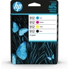 Bild von HP 912 4er-Pack Original-Druckerpatronen Schwarz/Cyan/Magenta/Gelb, Standardertrag, Schwarz, Cyan, Magenta, Gelb, Tinte auf Pigmentbasis, Tinte auf Pigmentbasis, 6,5 ml, 4 ml