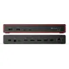 Bild von Lenovo ThinkPad Thunderbolt 4 Smart Dock Gen2 7500, Kabelgebunden, Thunderbolt 4, 100 W, 2500 Mbit/s, Schwarz, Eclipse Black