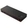 Bild von Lenovo ThinkPad USB4 Smart Dock 5500 with 135W Adapter, Kabelgebunden, USB4, 100 W, 1000 Mbit/s, Schwarz, Eclipse Black