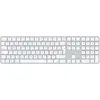 Bild von Apple Magic, Volle Größe (100%), Verkabelt & Kabellos, USB + Bluetooth, QWERTZ, Weiß