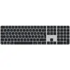 Bild von Apple Magic, Volle Größe (100%), Verkabelt & Kabellos, USB + Bluetooth, QWERTZ, Schwarz