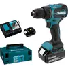 Bild von Makita Akku-Bohrschrauber DDF490RFJ, 18 V, incl. 2x Akku LXT 3 Ah, Schnellladegerät, MAKPAC