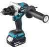 Bild von Makita DHP492RTJ Akku-Schlagbohrschrauber 18 V   2 x 5,0 Ah Li-Ion 2 × 18 V / 5,0 Ah Lithium-Ionen-Akkus Schnellladegerät MAKPAC Transportkoffer mit Einlage