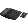 Bild von HP 960 Ergonomic Wireless Keyboard, Volle Größe (100%), Kabellos, RF Wireless + Bluetooth, Membran Key Switch, AZERTY, Schwarz