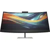 Bild von HP Serie 7 Pro 39,7 Zoll 5K2K-Konferenzmonitor   740pm, 100,8 cm (39.7"), 5120 x 2160 Pixel, WUHD, LCD, 5 ms, Schwarz, Silber