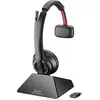 Bild von HP Poly Savi 7310 UC DECT 1880-1900 MHz Monaurales, für Microsoft Teams es Top, Kopfhörer, 120 g, Schwarz