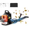 Bild von VEVOR-Laubbläser als Rucksack, 63 CC 2-Takt Benzin-Laubbläser mit 1,89 l Kraftstofftank, 1110 CFM Luftvolumen, 220 MPH Geschwindigkeit, ideal für Rasenpflege, Laubreinigung und Schneeräumung