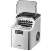 Bild von VEVOR Eiswürfelbereiter Eisbereiter Eiswürfelmaschine 24 Würfel in 15 Minuten, 20,4 kg / 24 h, tragbarer Eiswürfelbereiter mit Schaufel & Korb, Eismaschine mit 3 Größen für Küche Bar Party