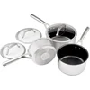 Bild von Ninja C63000EU, Kochset, Schwarz, Silber, Aluminium, Edelstahl, Silber, Edelstahl, Glas