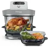 Bild von Ninja CRISPi PRO XL Glas-Heißluftfritteuse (Air-Fryer), Weiß AS090EUWH