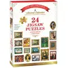 Bild von EUROGRAPHICS Puzzle-Adventskalender: Fine Art Night 24x50 dlks