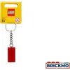 Bild von LEGO Stein Schlüsselanhänger in rot 850154