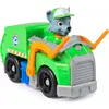 Bild von PAW Patrol Rocky-Figur mit Recycling-Truck, stabiles Basis-Fahrzeug (2025), authentisches Spielzeug zur Serie für Kinder ab 3 Jahren, Müllwagen, 3 Jahr(e), Kunststoff, Grün, Orange