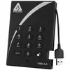 Bild von Apricorn Aegis Padlock, 2 TB, 3.2 Gen 1 (3.1 Gen 1), 5400 RPM, Schwarz