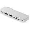 Bild von Satechi ST-HUSNS, USB Typ-C, USB 3.2 Gen 1 (3.1 Gen 1) Type-A, HDMI, USB Typ-C, SD, MicroSD (TransFlash), UHS-I, 5000 Mbit/s, 60 Hz