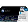 Bild von HP 124A Cyan Original LaserJet Tonerkartusche, 2000 Seiten, Cyan, 1 Stück(e)