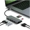 Bild von Satechi Multi-Port Adapter V2 Dock st., USB 3.2 Gen 1 (3.1 Gen 1) Type-C, Grau, MicroSD (TransFlash), SD, HDMI, RJ-45, USB 3.2 Gen 1 (3.1 Gen 1) Type-A, Aluminium, USB