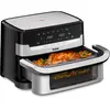 Bild von Tefal Dual Easy Fry Flex , Flex Heißluftfritteuse, FlexCook Trennwand, 9L Fassungsvermögen, Heißluftfritteuse, 9 l, 1,7 kg, 40 °C, 200 °C, 8 Person(en)