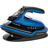 Bild von Rowenta DE5010, Dampfbügeleisen, Microsteam 400 Laser-Grundplatte, 115 g/min, Blau, Schwarz, 27 g/min, 0,25 l