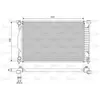 Bild von VALEO 734269 Kühler Wasserkühler Motorkühler für AUDI A4 Avant (8ED, B7) A4 Avant (8E5, B6) A6 Avant (4B5, C5) A4 Limousine (8E2, B6) A4 Limousine