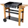 Bild von Gas-Plancha ASCAIN 2 Brenner 6kW - Holz