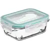 Bild von 5Five Frischebehalter mit Deckel - Glas - luftdicht - mit Clips - 23 x 17 x 9 cm - 1730 ml