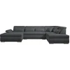 Bild von Best Mobilier Vermont, Ecksofa, Grau, 7 Sitz(e), Vermont, Stoff, Holz