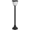 Bild von V-TAC VT-984 2W LED-Solar-Gartenständerlampe Licht 110LM Farbwechsel 2IN1 schalter schwarzer Körper 93cm Wasserdicht IP65 - SKU 2894