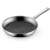 Bild von WMF Profi Resist 17.5624.6411, Rund, Allzweckpfanne, Schwarz, Edelstahl, Edelstahl, 260 °C, Aluminium, Edelstahl