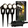 Bild von CONNECT TO SHINE Starterset Lilis mit 3er Set LED Gartenstrahler, IP65