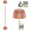 Bild von LED Stehlampe kabellos LED Stehleuchte Standleuchte Akku Wohnzimmer dimmbar