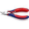 Bild von Knipex Elektronik-Greifzange DIN ISO9655 Länge 115mm flach-rund 45° spiegelpoliert 2K-Hüllen - 35 42 115 SB