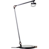 Bild von BRILLIANT schwarze LED Tischlampe | Schreibtischleuchte mit wireless charging | 10W 1000 lm dimmbar CCT | Höhe 40 cm | Aluminium/Kunststoff