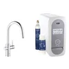 Bild von GROHE 31541000 Starterkit Blue Home 31541 auszb. Mousseur BT/WIFI C-Auslauf chrom