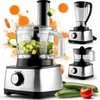 Bild von ProfiCook® 3in1 Ku chenmaschine, Mixer und Entsafter | 1200W | Nachfüllöffnung | stufenlose Geschwindigkeit | inkl. 11 Zubehörteilen | PC KM 1063