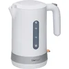 Bild von Clatronic Wasserkocher 1,8L mit verdecktem Edelstahlheizelement | Kettle mit herausnehmbarem Kalkfilter & verriegelbaren Deckel | Einhandbedienung | 2200W | Wasserkocher weiß | WK 3452