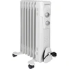 Bild von Clatronic® Ölradiator | Effiziente mobile Heizung | elektrische Heizung mit 7 Rippen | Radiator mit 3 Leistungsstufen | Slimline Heizkörper | bi szu 30qm | 1500 Watt | RA 3735