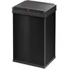 Bild von Hailo Big-Box Swing L Mülleimer - 1 x 35 Liter - selbstschließender Schwingdeckel - Stahlblech - Müllbeutel-Klemmrahmen - Mülleimer Küche rechteckig - Abfalleimer Germany - schwarz