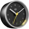 Bild von Braun BC12SB, Quarzwecker, Rund, Schwarz, Silber, 12 h, Summer, Akku